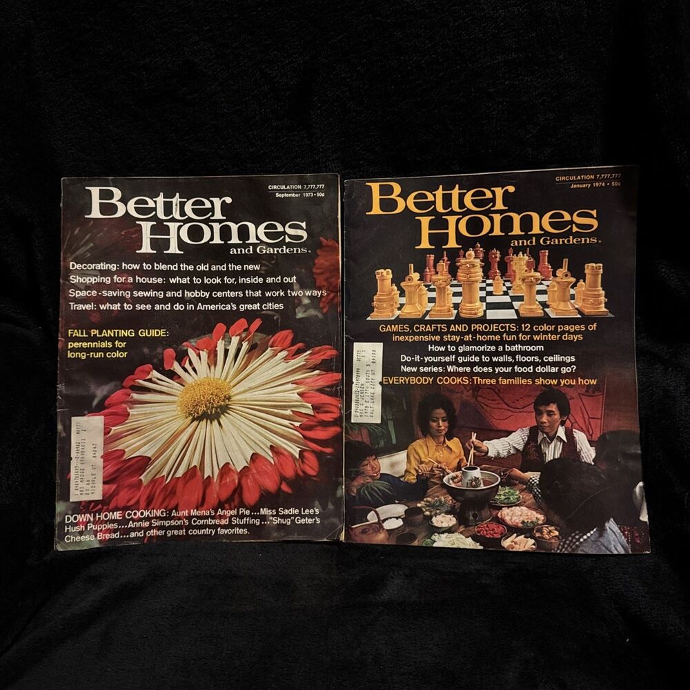 Vintage Better Homes And Gardens Magazine September 1973 January 1974 Winter Fun